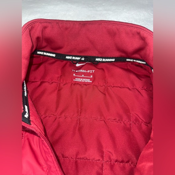 NIKE Therma-FIT Women’s Vest, Women’s Size M, Deep Red, Synthetic Running Coat - Picture 4 of 9